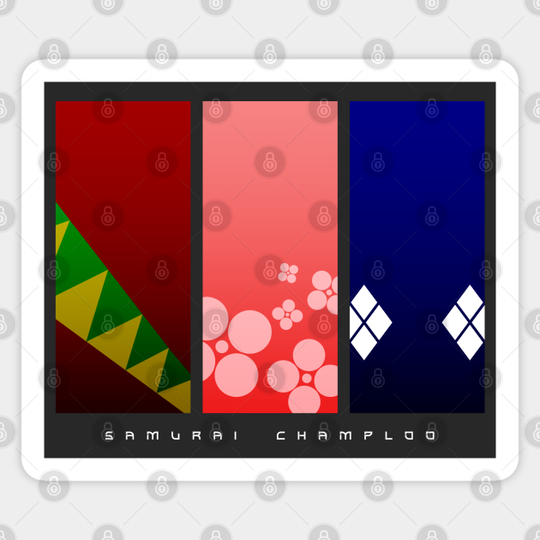minimalist champloo - Samurai Champloo - Sticker