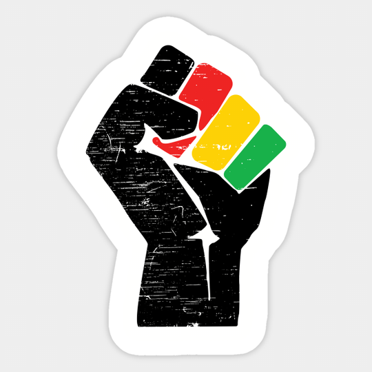 Black History Month Black Pride Distressed Design - Black History Month - Sticker