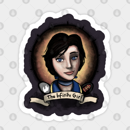 The Infinite Girl - Bioshock Infinite - Sticker