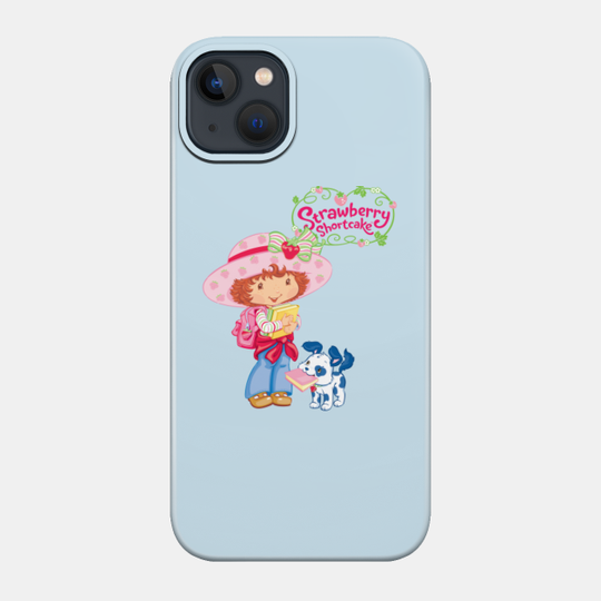 strawberry shortcake and dog - Strawberry Shortcake - Phone Case