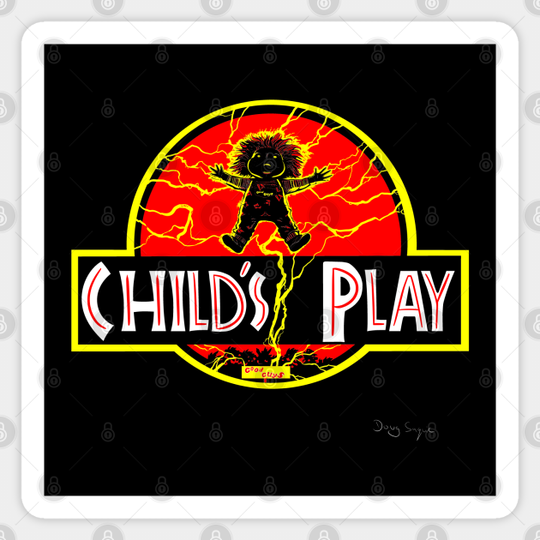 Child's Play Park Electricity - Chucky - Sticker