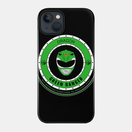 GREEN RANGER CREST - Power Rangers - Phone Case