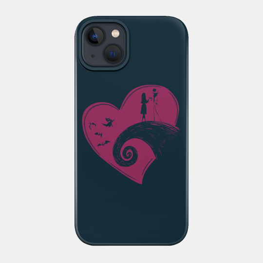 Nightmare heart - Nightmare Before Christmas - Phone Case