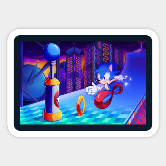 Studiopolis - Sonic Mania Sonic The Hedgehog - Sticker