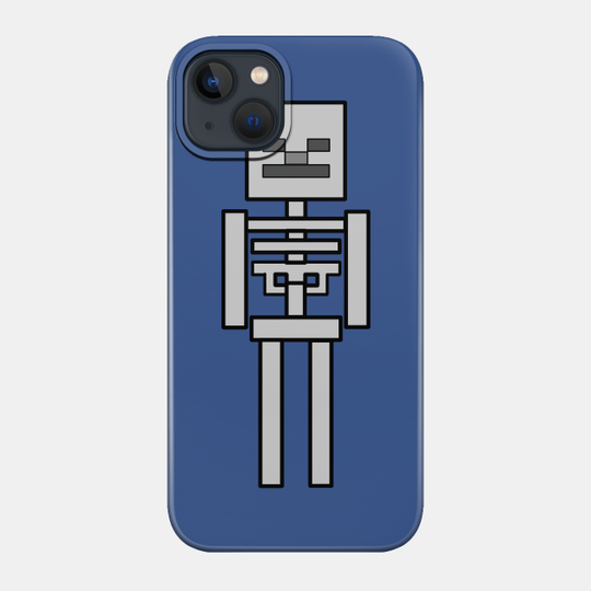 Simple Skeleton - Minecraft - Phone Case