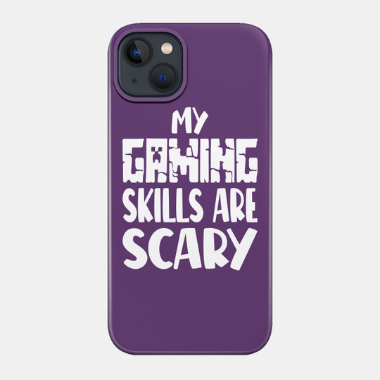 Happy Halloween - Funny Gamer, My Gaming Skills Are Scary - Minecraft - Phone Case