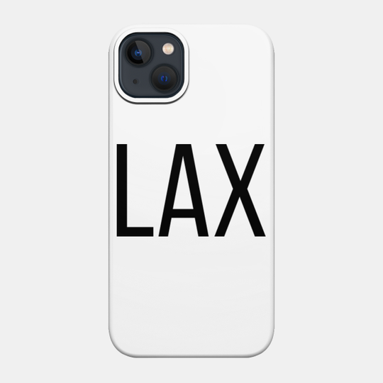 LAX Los Angeles California Airport Code Lists LAX - Lax - Phone Case