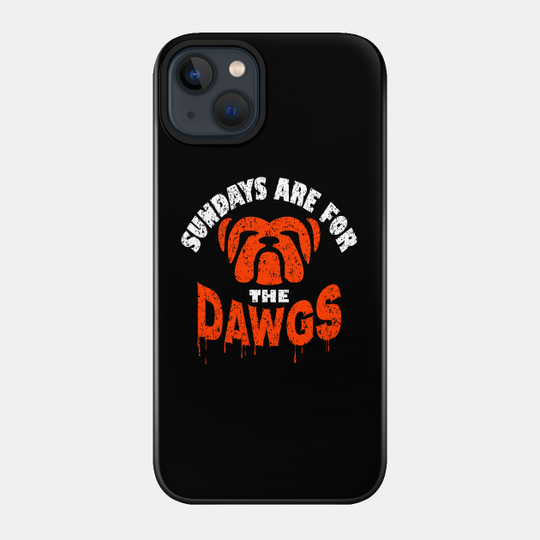 Cleveland Football Classic Sundays Are For The Dawgs - Cleveland Browns - Phone Case