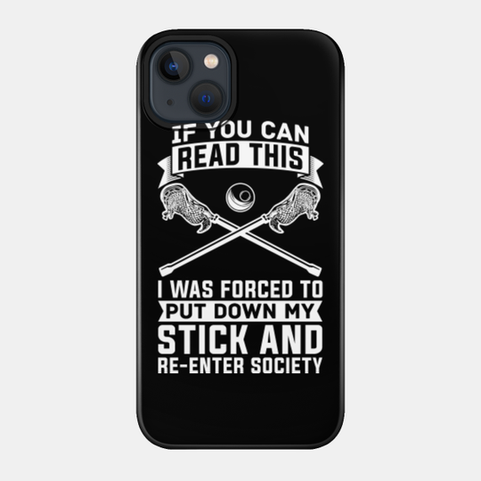 Lacrosse Goalie Goalkeeper - Lacrosse Goalie - Phone Case
