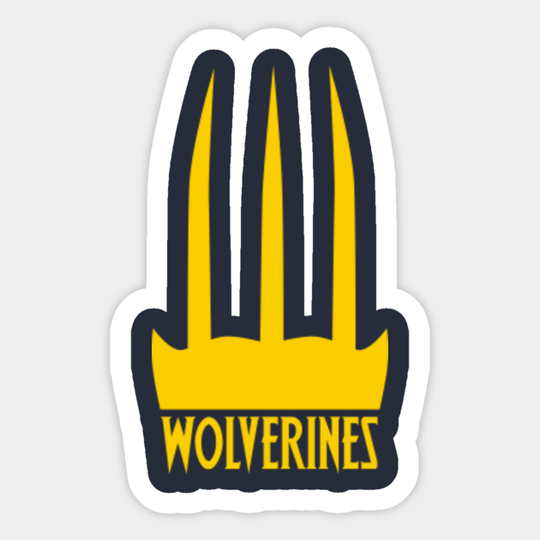 Michigan Wolverine Football Claws - Michigan Football - Sticker