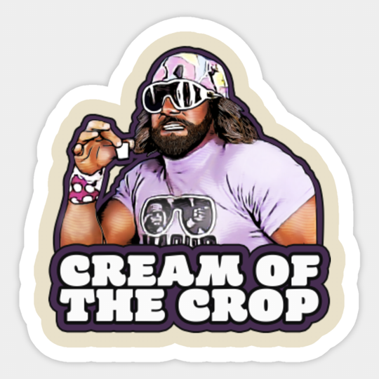 Cream of the Crop - Wrestling - Sticker
