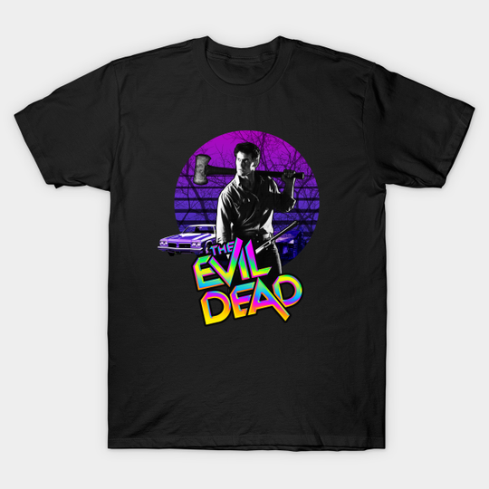 The Evil Dead - retrowave - Evil Dead - T-Shirt