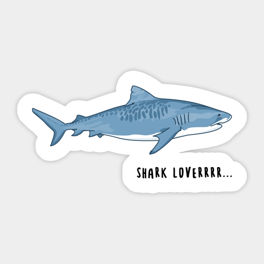 Shark lover - Shark Lover - Sticker