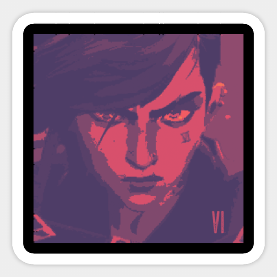 Vi League of Legends Arcane - Vi - Sticker