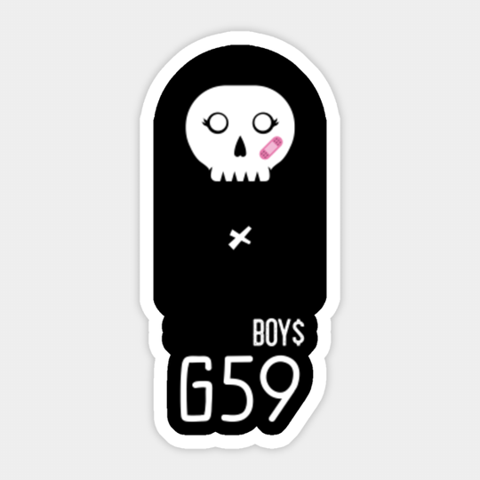 Suicideboys Cute Grim Reaper - Suicideboys - Sticker