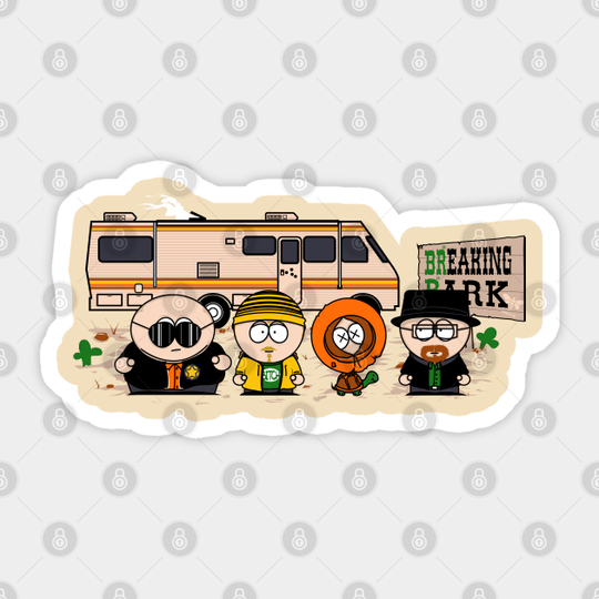 Breaking Park - Breaking Bad - Sticker