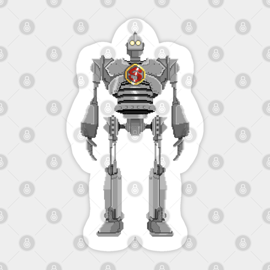 Iron Giant Pixel Edition - Iron Giant - Sticker