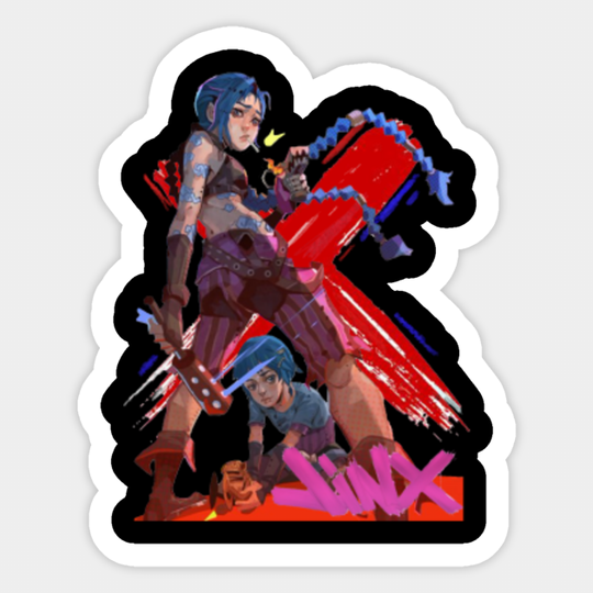 arcane jinx - Arcane Jinx - Sticker