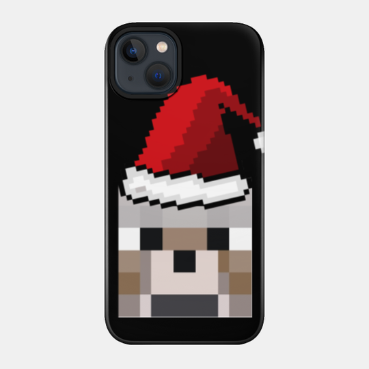Minecraft Christmas dog - Minecraft - Phone Case
