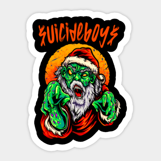 Suicideboys Evil Santa Christmas - Suicideboys - Sticker