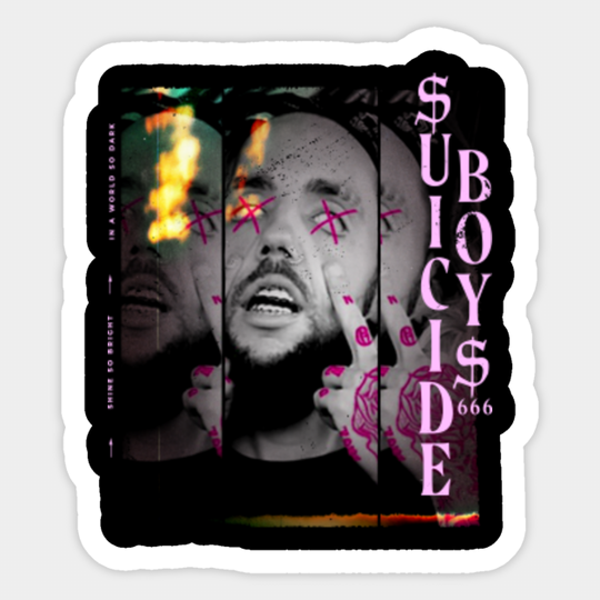 Scrim Suicideboys Aesthetic - Suicideboys - Sticker