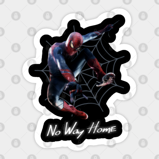 No Way Home - Team Spiderweb - Spider Web Man Home No Way Team Movie - Sticker