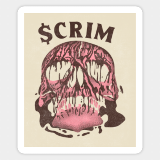 Suicideboy Scrim Skull - Suicideboys - Sticker