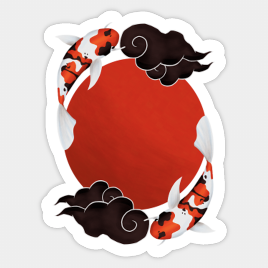 Akatsuki Koi Fish - Koi Fish - Sticker