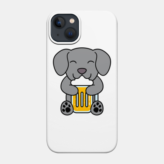 Weimaraner Beer Lover - Weimaraner - Phone Case