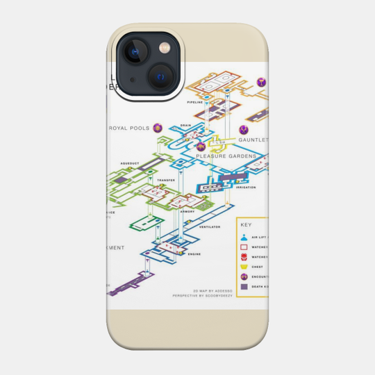 Leviathan Map Tee - Destiny 2 - Phone Case
