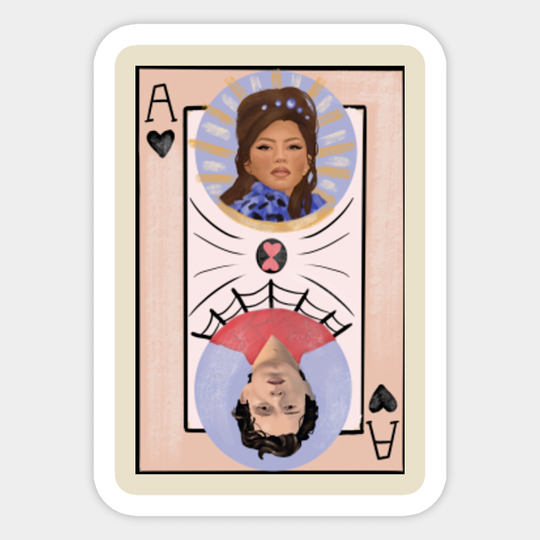 Zendaya and Tom Holland Tarot - Tom Holland - Sticker