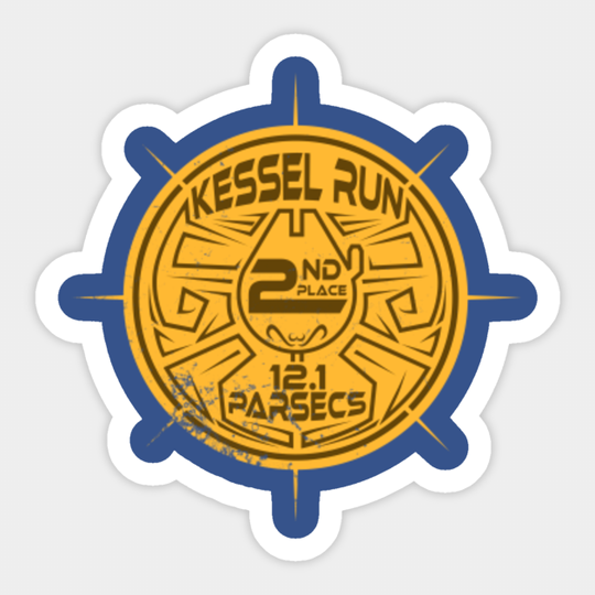 Kessel Run Second Place - Han Solo - Sticker