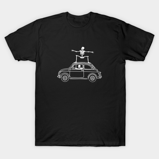 Fiat Surfing - Skeleton Bones - T-Shirt