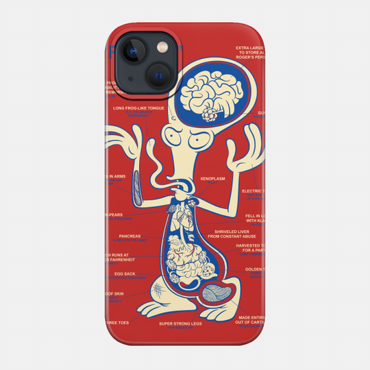 Roger the Alien - Alien - Phone Case