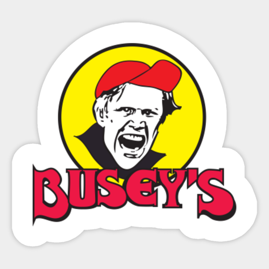 Busey's - Gary Buseys Buc Ees Parody - Sticker