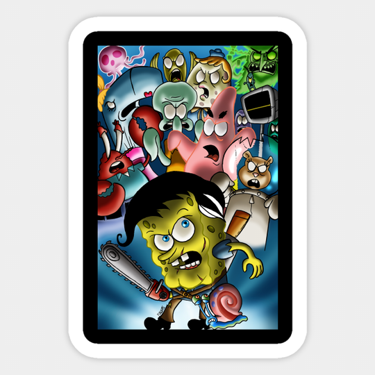 Evil Dead SpongeBob - Spongebob - Sticker