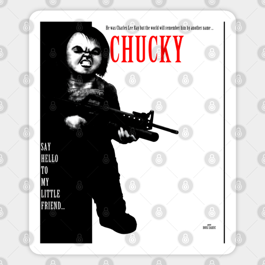 Chucky Scarface - Chucky - Sticker