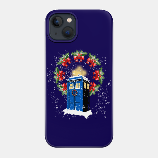 A WARM AND CONFORTABLE TARDIS IN THE SNOW STORM - Doctor Who - Phone Case