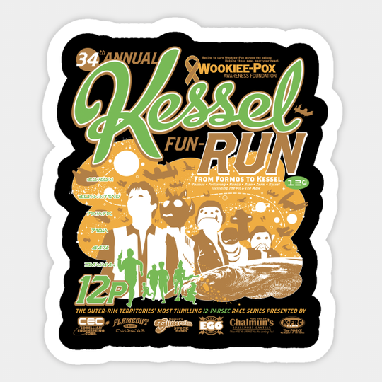 Kessel Fun-Run - Sci Fi - Sticker