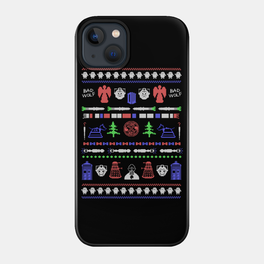 Holiday Who Ugly Doctor Sweater - Doctor Who - Phone Case