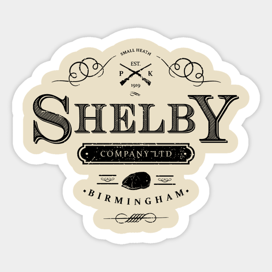 Shelby Company Ltd Logo Peaky Blinders - Peaky Blinders - Sticker