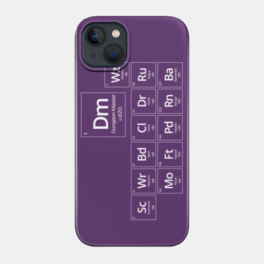 Periodic D&D - Dungeons And Dragons - Phone Case