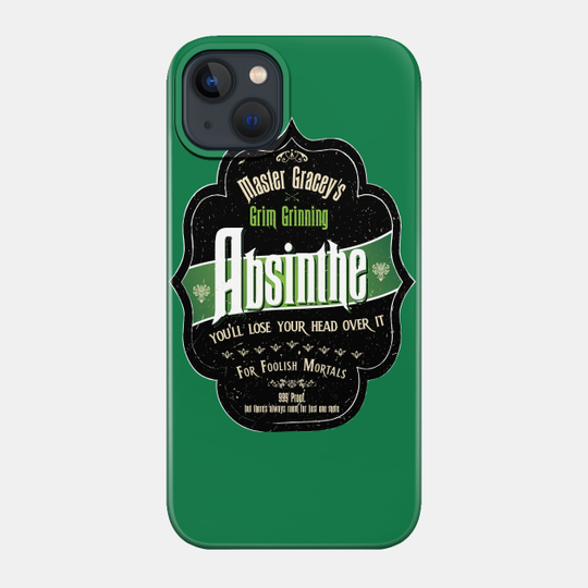 Master Gracey's Grim Grinning Absinthe - Haunted Mansion - Phone Case