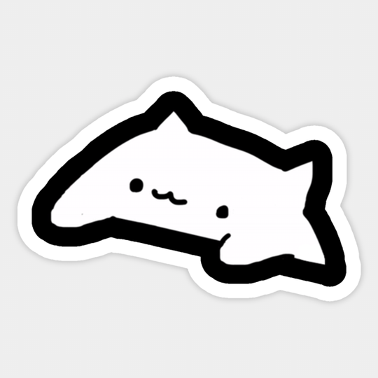 Bongo Cat Meme - Bongo Cat - Sticker