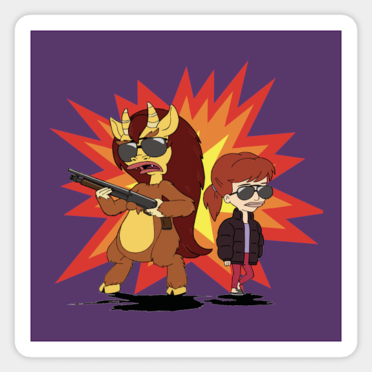 Shoplifting - Big Mouth - Sticker