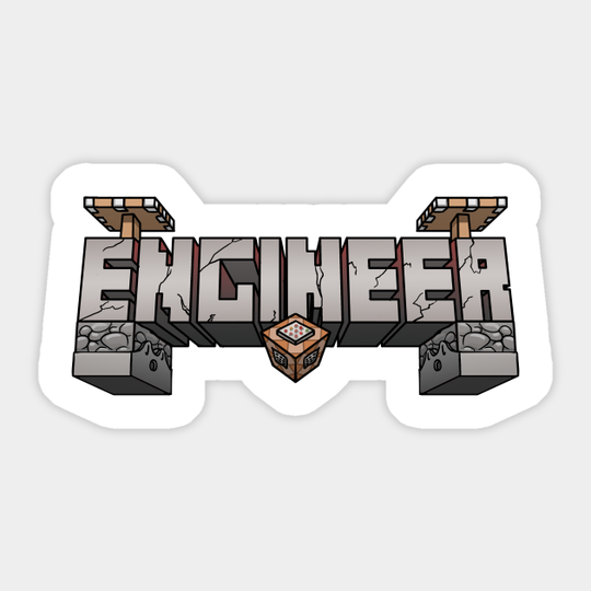 Minecraft Redstone Engineer - Engineer - Sticker