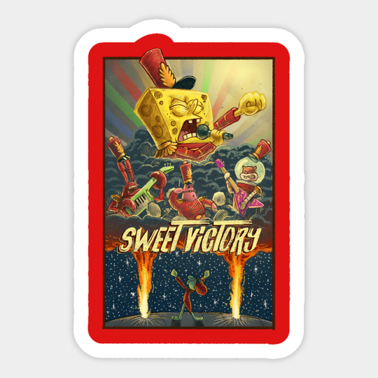 Sweet Victory - Spongebob - Sticker