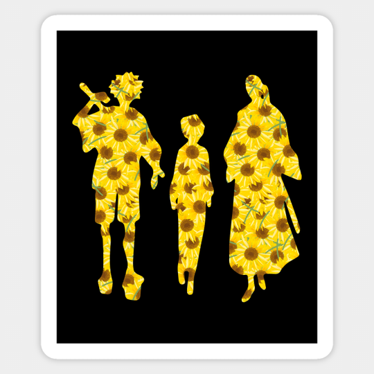 Samurai Champloo - Sunflowers - Samurai Champloo - Sticker