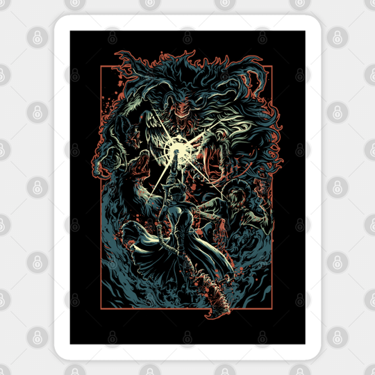 Bloody Beast - Bloodborne - Sticker