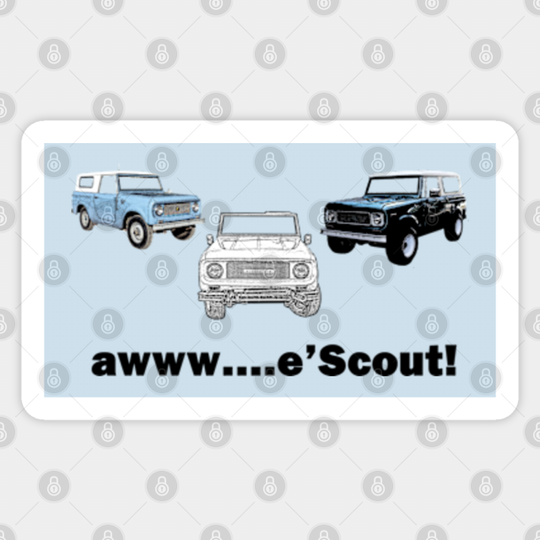 I.H. Scout - International Harvester Scout - Sticker